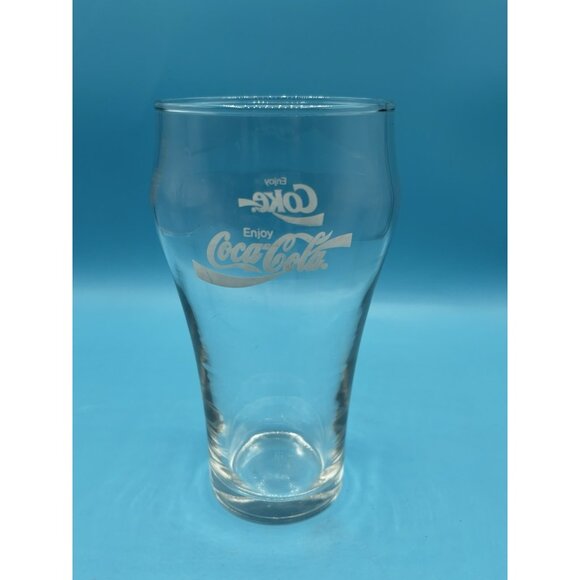 Coca Cola Libbey Clear Bell Glass - Enjoy Coke - Vintage 1970s - Picture 4 of 4